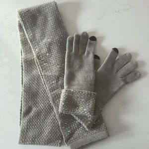 Sparkle scarf and smart glove set - Simply Vera: Vera Wang